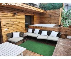 Ático en venta reformado con terraza y piscina en Prosperidad, Madrid