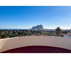 Encantadora villa con vistas al mar y al Peñón y con piscina privada en Calpe.. MPQJ-T3042