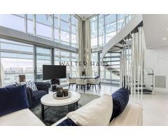 Ático dúplex con piscina y vistas al mar en Diagonal Mar, Barcelona. EGYB-T519