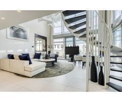 Ático dúplex con piscina y vistas al mar en Diagonal Mar, Barcelona. EGYB-T519