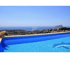 Villa panorámica con vistas al mar en venta en Teulda-Moraira, Costa Blanca.. SISK-T11