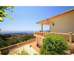 Villa panorámica con vistas al mar en venta en Teulda-Moraira, Costa Blanca.. SISK-T11