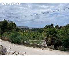 Dos parcelas edificables juntas en venta en Benimeit Moraira, Costa Blanca. SISK-T151