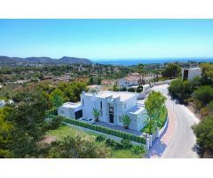 Exclusiva villa moderna con vistas al Mediterráneo, Cap d’Or y Moraira, Costa Blanca.. SISK-T210