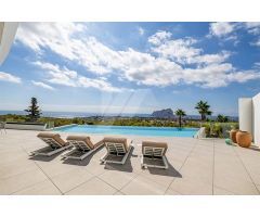 Villa de lujo moderna con vistas abiertas al mar y al Peñon de Ifach, Benissa.. SISK-T234