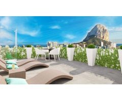 Apartamento ático de obra nueva en Calpe, Costa Blanca. SISK-T247