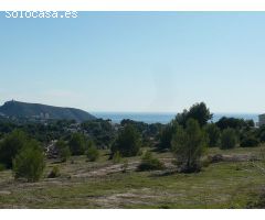 Parcelas con vistas al mar en venta en Moraira. SISK-T3