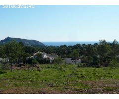 Parcelas con vistas al mar en venta en Moraira. SISK-T3