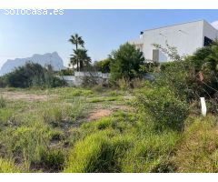 Parcela en venta con vistas al mar en Les Basetes Calpe. SISK-T347