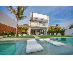 Chalets modernos de 3-4 dormitorios con vistas al mar en Finestrat. SISK-T80