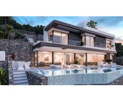 Villa moderna de lujo con vistas panorámicas al mar en Calpe. SISK-T82