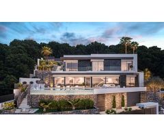 Villa moderna de lujo con vistas panorámicas al mar en Calpe. SISK-T82