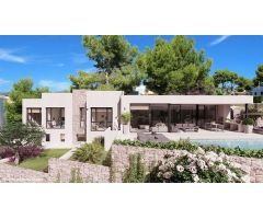 Villa de 4 dormitorios y 4 baños en venta en Calpe. SISK-T97