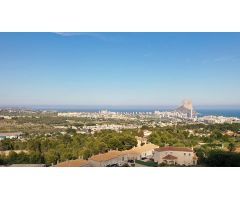 Gran parcela de 6000 m2 en Calpe (Costa blanca) con vistas al mar, situada a tan solo 2.5 km de Calp