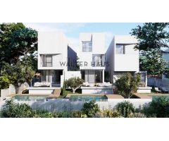 Promoción de casas exclusivas con piscina y jardín privado en complejo residencial, Barcelona. EGYB-